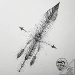 Tattoo sketch native american arrow, tattoo d… – tattoo sketch (№1757725934_0, 13.09.2025 01:12) — tattoovalue.net