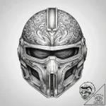 Tattoo sketch helmet, artistic tattoo sketch,… – tattoo sketch (№1757726130_0, 13.09.2025 01:15) — tattoovalue.net