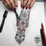 Tattoo sketch hands with a scissors, tattoo s… – tattoo sketch (№1757726729_0, 13.09.2025 01:25) — tattoovalue.net