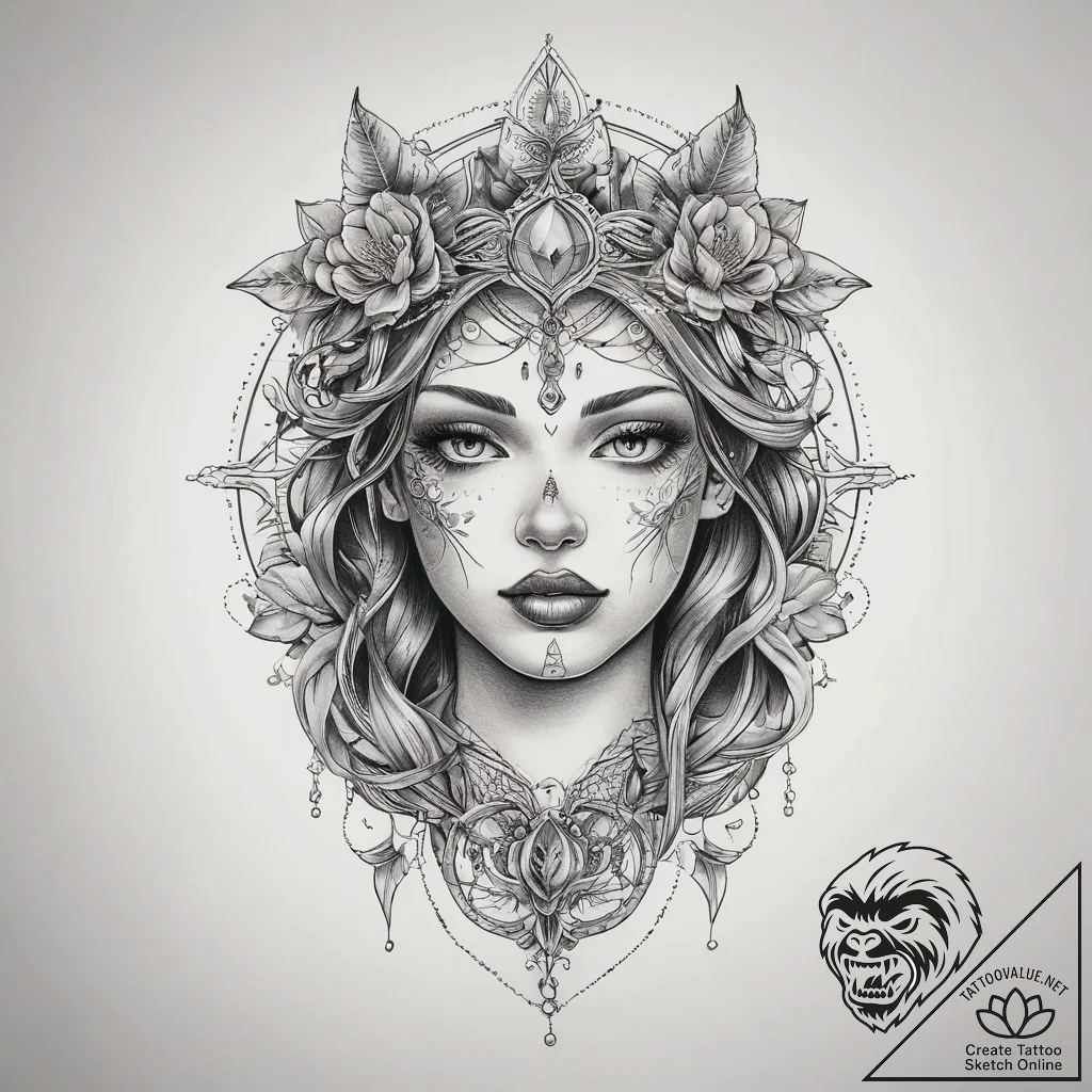 Tattoo sketch blessed wound, artistic tattoo... - tattoo sketch (№1757727529_0, 13.09.2025 01:38) — tattoovalue.net