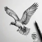 Tattoo sketch petrel – tattoo sketch (№1757729305_0, 13.09.2025 02:08) — tattoovalue.net