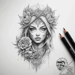Tattoo sketch link – tattoo sketch (№1757730282_0, 13.09.2025 02:24) — tattoovalue.net