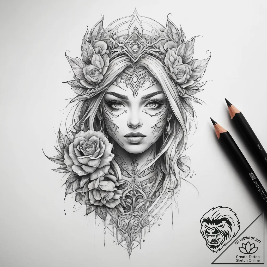 Tattoo sketch link - tattoo sketch (№1757730282_0, 13.09.2025 02:24) — tattoovalue.net