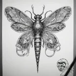 Tattoo sketch snakefly, tattoo flash sheet de… – tattoo sketch (№1757731274_0, 13.09.2025 02:41) — tattoovalue.net