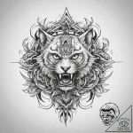 Tattoo sketch a symbolic object – tattoo sketch (№1757732448_0, 13.09.2025 03:00) — tattoovalue.net