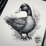 Tattoo sketch coot, artistic tattoo sketch, l… – tattoo sketch (№1757734607_0, 13.09.2025 03:36) — tattoovalue.net
