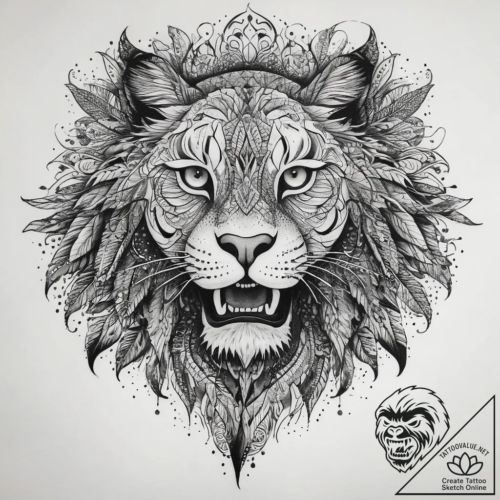 Tattoo sketch edge, tattoo drawing outline, b... - tattoo sketch (№1757734807_0, 13.09.2025 03:40) — tattoovalue.net