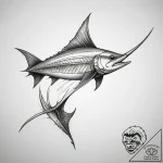 Tattoo sketch swordfish, tattoo flash sheet d… – tattoo sketch (№1757735011_0, 13.09.2025 03:43) — tattoovalue.net