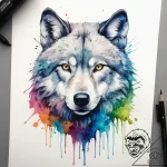 Tattoo sketch realistic волк в лесу, concept… – tattoo sketch (№1757735979_0, 13.09.2025 03:59) — tattoovalue.net