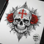 Tattoo sketch key, ink illustration for tatto… – tattoo sketch (№1757738513_0, 13.09.2025 04:41) — tattoovalue.net