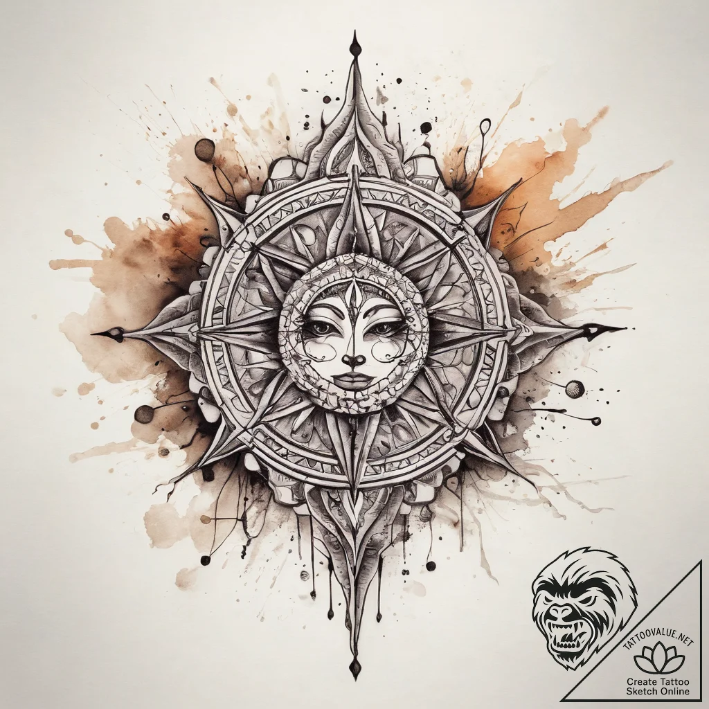 Spells, rituals & concepts, concept art for t... - tattoo sketch (№1757739704_0, 13.09.2025 05:01) — tattoovalue.net