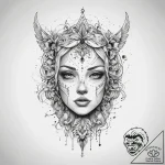 Tattoo sketch trash polka надпись, tattoo ske… – tattoo sketch (№1757740100_0, 13.09.2025 05:08) — tattoovalue.net