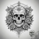 Tattoo sketch cosmic realm, tattoo drawing ou… – tattoo sketch (№1757747381_0, 13.09.2025 07:09) — tattoovalue.net