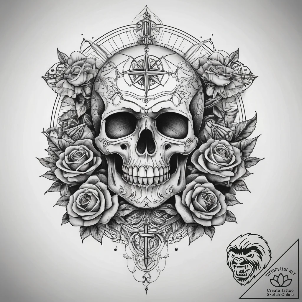 Tattoo sketch cosmic realm, tattoo drawing ou... - tattoo sketch (№1757747381_0, 13.09.2025 07:09) — tattoovalue.net