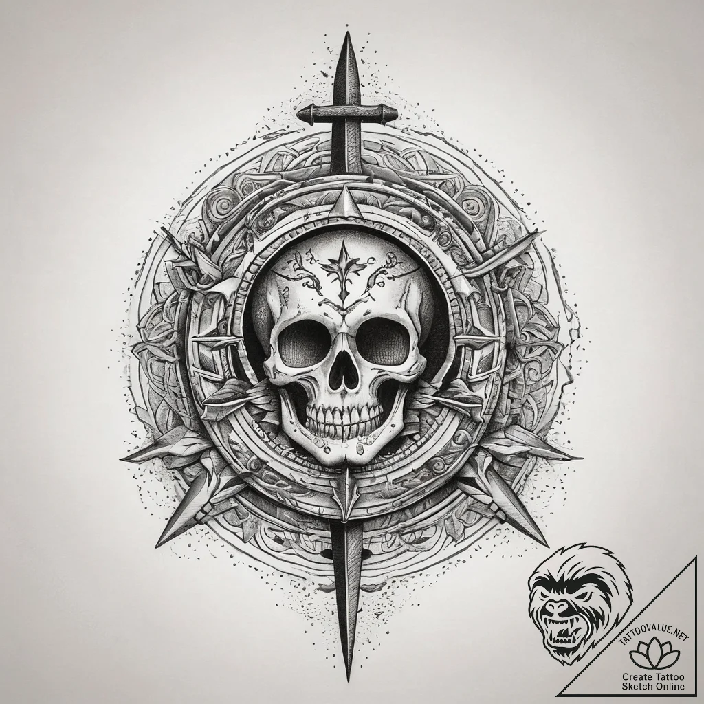 Tattoo sketch white, concept art for tattoo,... - tattoo sketch (№1757747582_0, 13.09.2025 07:13) — tattoovalue.net
