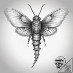 Tattoo sketch tobacco hornworm, concept art f… – tattoo sketch (№1757748766_0, 13.09.2025 07:32) — tattoovalue.net