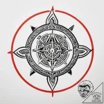 Tattoo sketch hieroglyphic symbol for “friend… – tattoo sketch (№1757749169_0, 13.09.2025 07:39) — tattoovalue.net