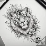Tattoo sketch nature, artistic tattoo sketch,… – tattoo sketch (№1757753497_0, 13.09.2025 08:51) — tattoovalue.net