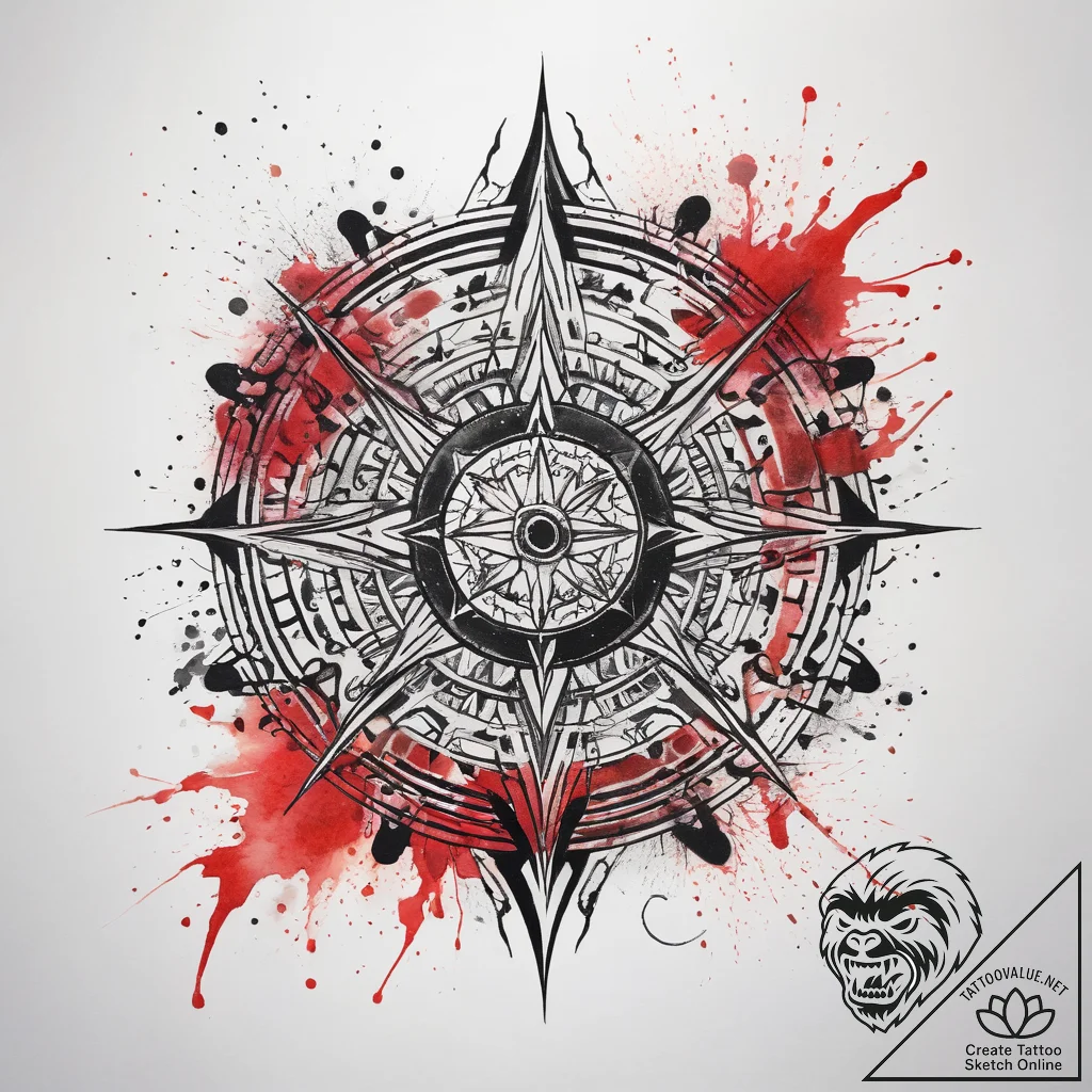 Tattoo sketch cosmic soul, artistic tattoo sk... - tattoo sketch (№1757753697_0, 13.09.2025 08:54) — tattoovalue.net