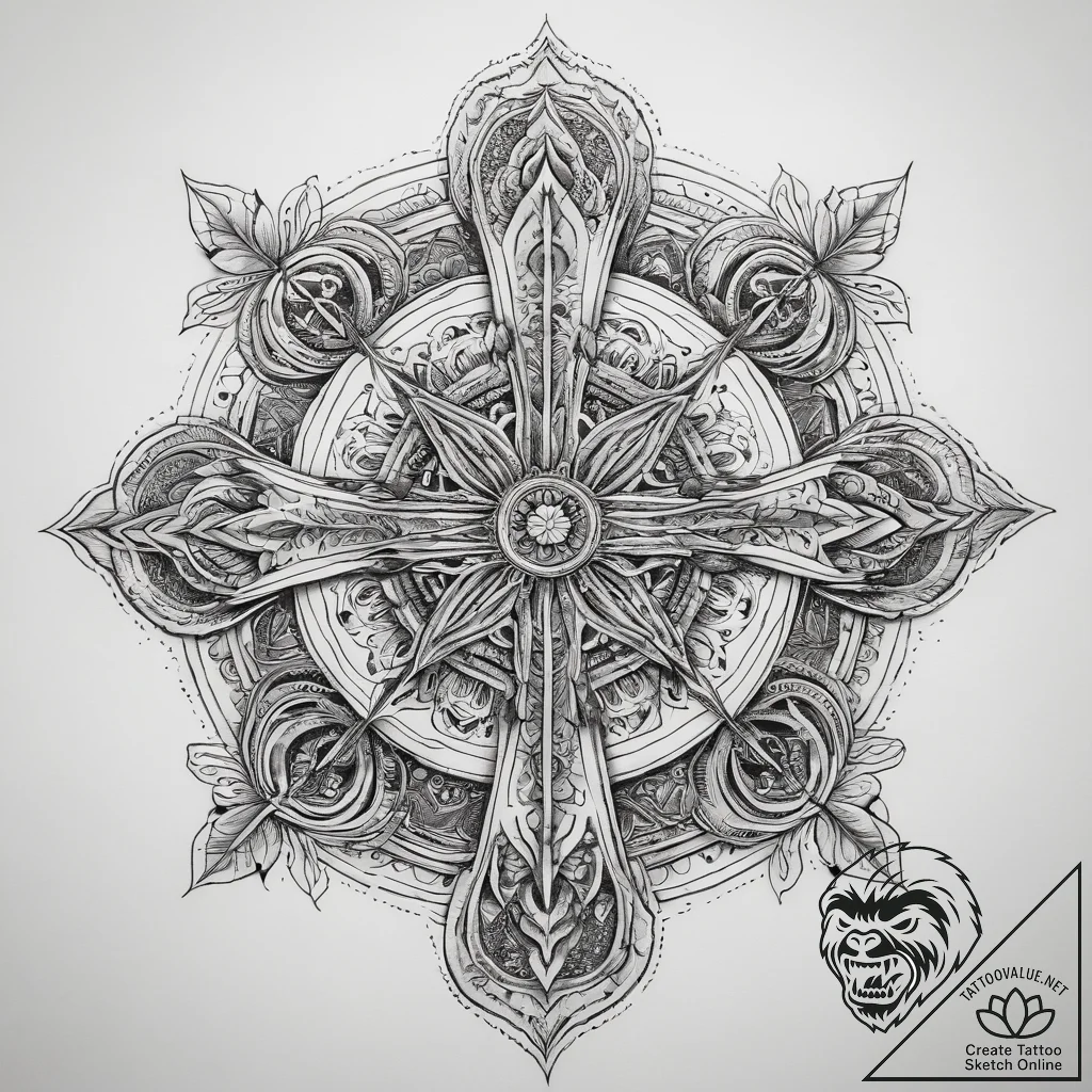 Tattoo sketch cosmic soil, tattoo line art, o... - tattoo sketch (№1757755275_0, 13.09.2025 09:21) — tattoovalue.net