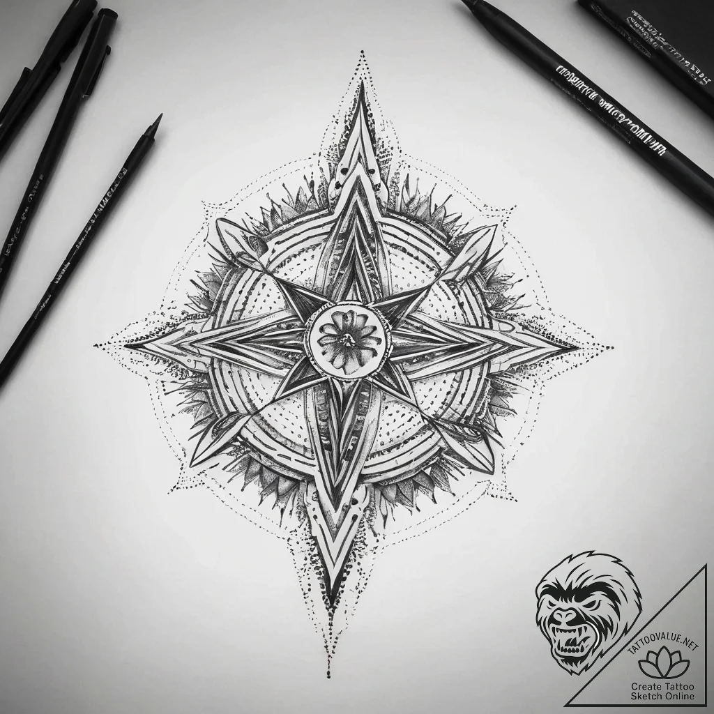 Tattoo sketch cosmic ground, tattoo line art,... - tattoo sketch (№1757755668_0, 13.09.2025 09:27) — tattoovalue.net