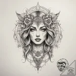 Tattoo sketch element, tattoo sketch design,… – tattoo sketch (№1757756836_0, 13.09.2025 09:47) — tattoovalue.net