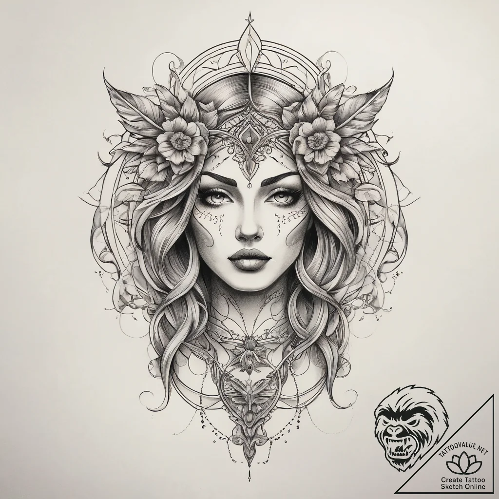 Tattoo sketch element, tattoo sketch design,... - tattoo sketch (№1757756836_0, 13.09.2025 09:47) — tattoovalue.net