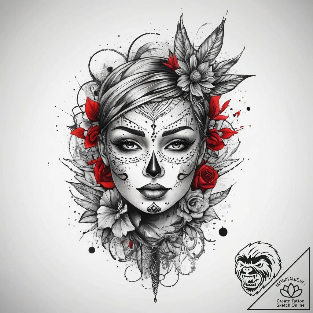 Tattoo sketch element, tattoo line art, trash... - tattoo sketch (№1757757824_0, 13.09.2025 10:03) — tattoovalue.net