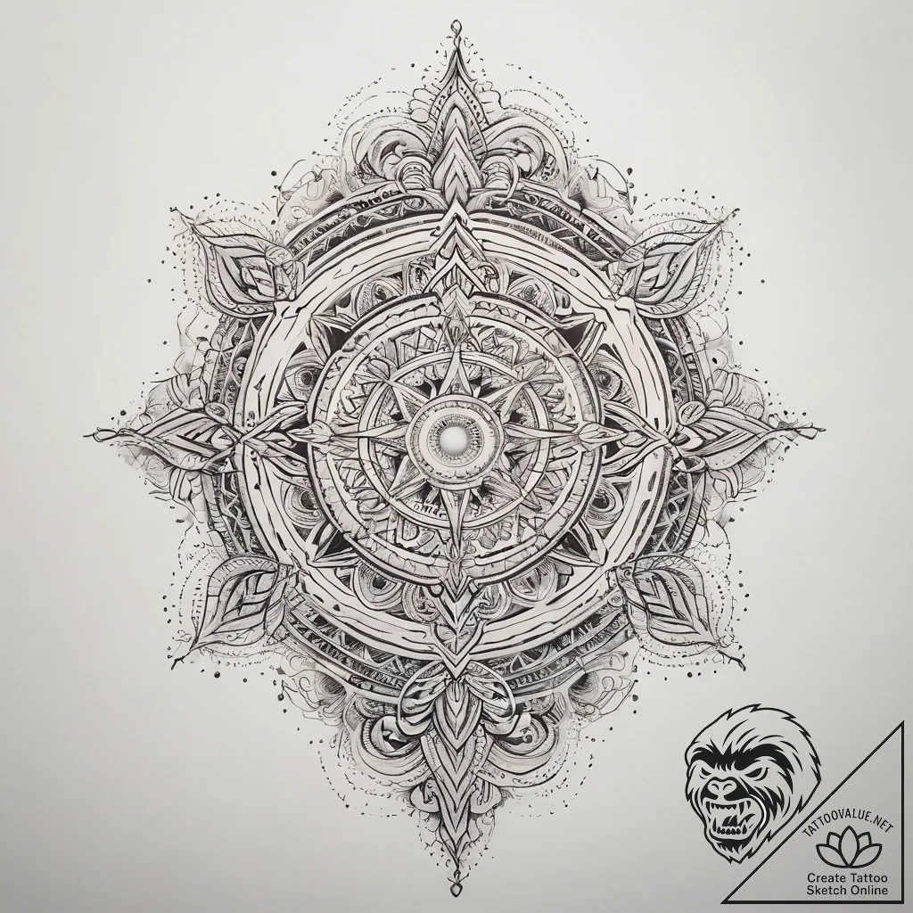 Tattoo sketch cosmic soil, tattoo sketch desi... - tattoo sketch (№1757759213_0, 13.09.2025 10:26) — tattoovalue.net