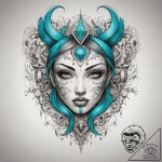 Tattoo sketch turquoise, tattoo sketch design… – tattoo sketch (№1757760383_0, 13.09.2025 10:46) — tattoovalue.net