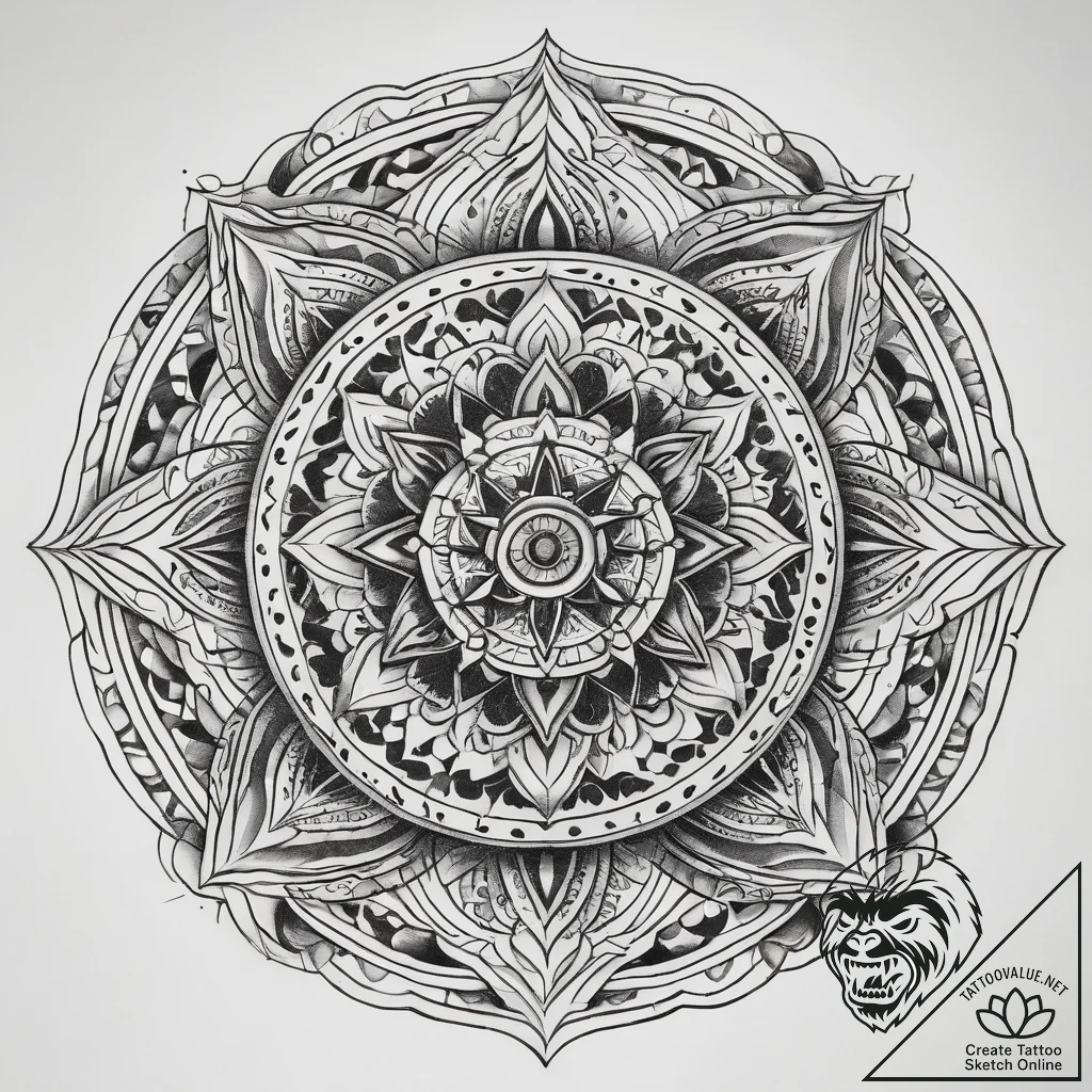 Tattoo sketch cosmic presence, concept art fo... - tattoo sketch (№1757760579_0, 13.09.2025 10:49) — tattoovalue.net