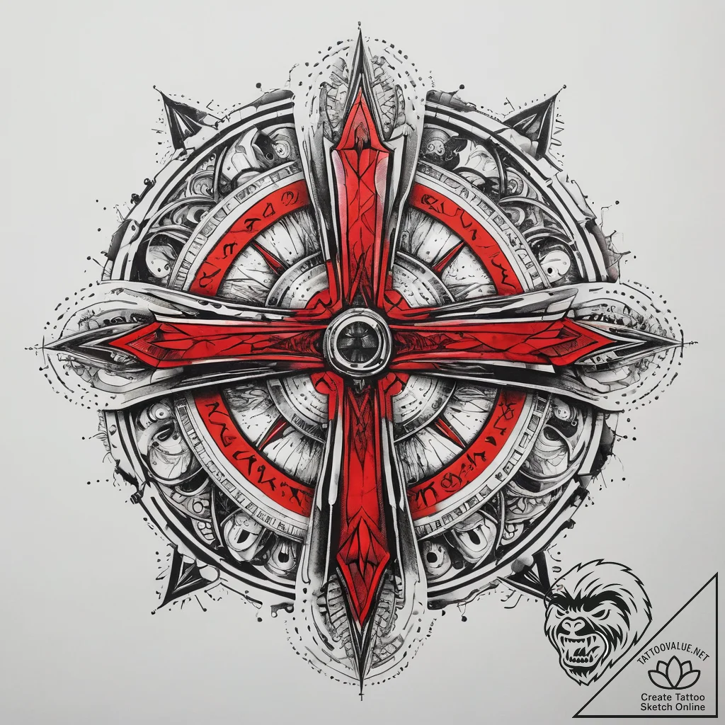 Tattoo sketch circle, tattoo sketch design, b... - tattoo sketch (№1757760975_0, 13.09.2025 10:56) — tattoovalue.net