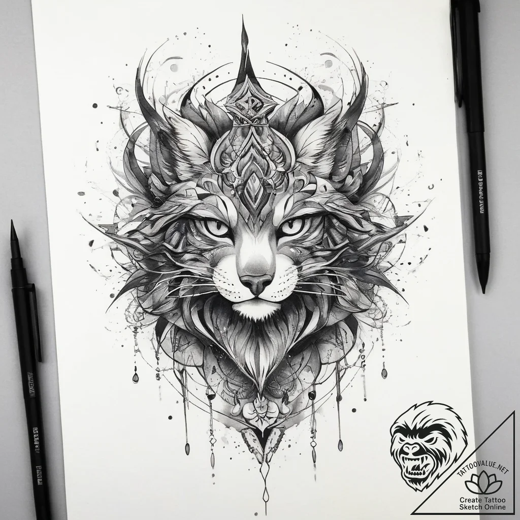 Tattoo sketch dark, tattoo drawing outline, w... - tattoo sketch (№1757763015_0, 13.09.2025 11:30) — tattoovalue.net