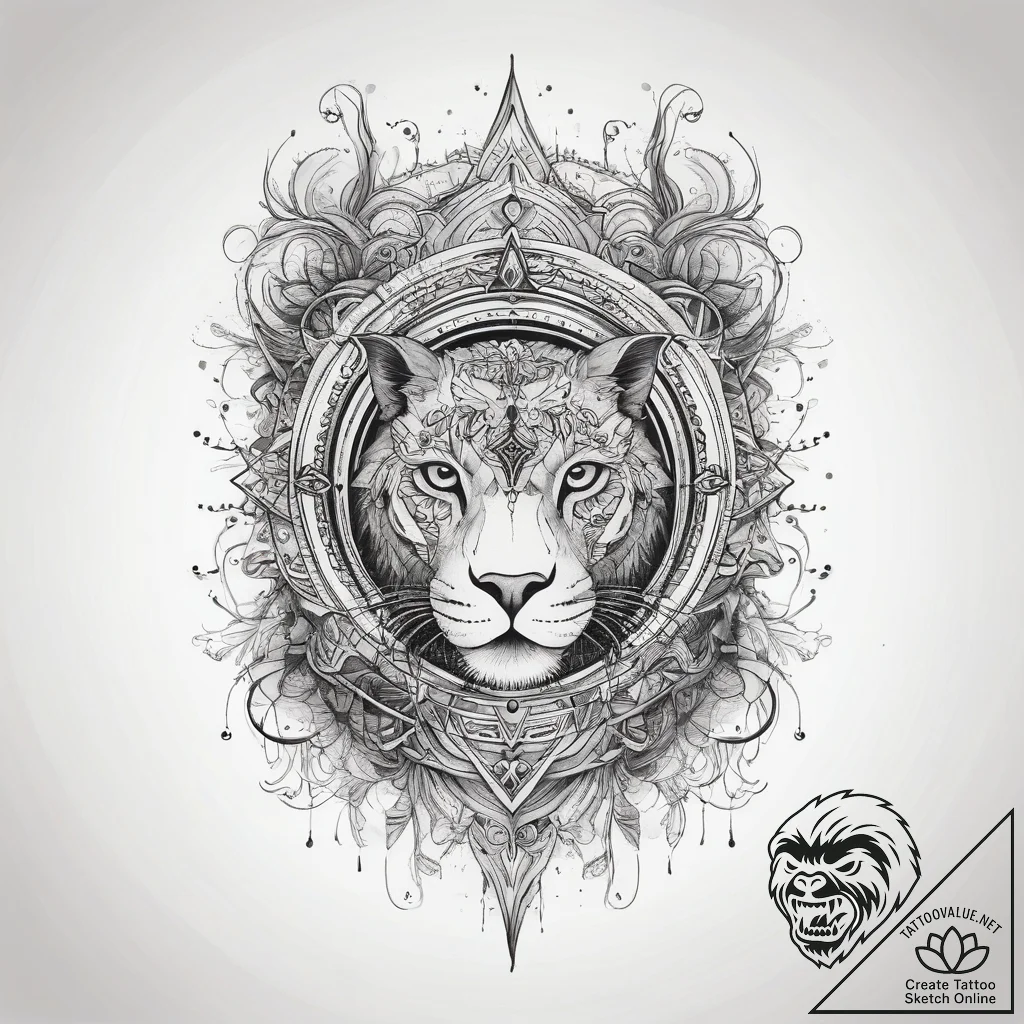 Tattoo sketch universe, concept art for tatto... - tattoo sketch (№1757763210_0, 13.09.2025 11:33) — tattoovalue.net