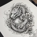 Tattoo sketch cosmic story, tattoo drawing ou… – tattoo sketch (№1757763602_0, 13.09.2025 11:40) — tattoovalue.net