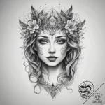 Tattoo sketch dryad tattoo, artistic tattoo s… – tattoo sketch (№1757764380_0, 13.09.2025 11:53) — tattoovalue.net