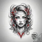 Tattoo sketch artist pencil and paper, concep… – tattoo sketch (№1757765209_0, 13.09.2025 12:06) — tattoovalue.net
