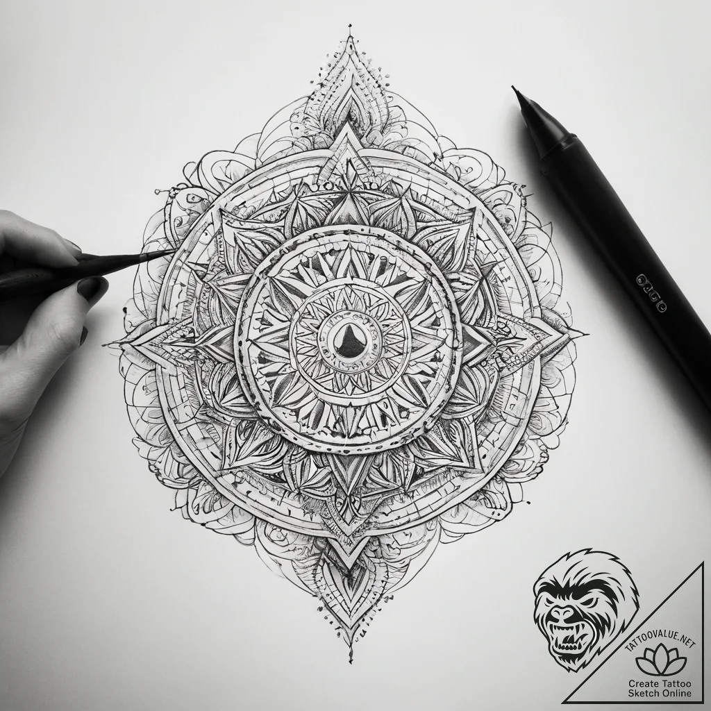 Tattoo hands with a lock, concept art for tat... - tattoo sketch (№1757766393_0, 13.09.2025 12:26) — tattoovalue.net