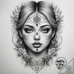 Tattoo sketch dust, tattoo drawing outline, d… – tattoo sketch (№1757766785_0, 13.09.2025 12:33) — tattoovalue.net