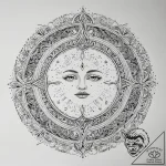 Tattoo sketch slavic embroidery pattern with… – tattoo sketch (№1757767380_0, 13.09.2025 12:43) — tattoovalue.net