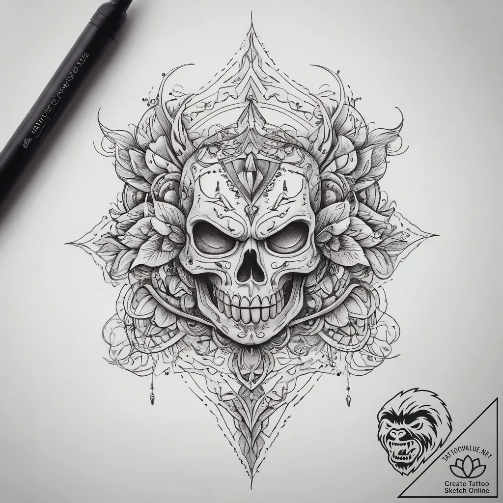 Tattoo sketch mind, tattoo drawing outline, o... - tattoo sketch (№1757768375_0, 13.09.2025 12:59) — tattoovalue.net
