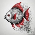 Tattoo sketch angelfish, tattoo flash sheet d… – tattoo sketch (№1757768766_0, 13.09.2025 13:06) — tattoovalue.net