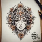 Tattoo sketch stone, tattoo flash sheet desig… – tattoo sketch (№1757769547_0, 13.09.2025 13:19) — tattoovalue.net