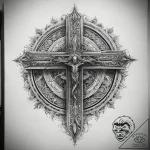 Tattoo sketch divine character, concept art f… – tattoo sketch (№1757772862_0, 13.09.2025 14:14) — tattoovalue.net