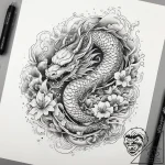 Tattoo sketch shell, tattoo flash sheet desig… – tattoo sketch (№1757774827_0, 13.09.2025 14:47) — tattoovalue.net