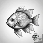 Tattoo sketch damselfish, artistic tattoo ske… – tattoo sketch (№1757777192_0, 13.09.2025 15:26) — tattoovalue.net