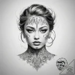 Tattoo sketch emotion – tattoo sketch (№1757777779_0, 13.09.2025 15:36) — tattoovalue.net