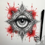 Tattoo sketch spiritual third eye, tattoo ske… – tattoo sketch (№1757779952_0, 13.09.2025 16:12) — tattoovalue.net