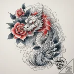 Tattoo sketch sketch роза, tattoo flash sheet… – tattoo sketch (№1757780747_0, 13.09.2025 16:25) — tattoovalue.net
