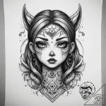 Tattoo sketch new school мультяшный персонаж,… – tattoo sketch (№1757782130_0, 13.09.2025 16:48) — tattoovalue.net